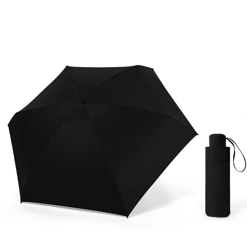 Mini Kapsel-Regenschirm – Leichter Windfester Kompakter Regenschirm für Alltag & Reise