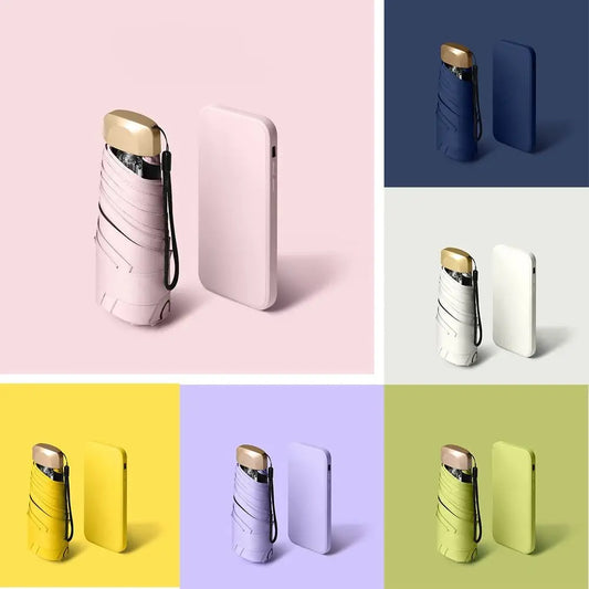 Ultraleichter Taschen-Regenschirm – Kompakter Windbeständiger Regenschirm für Alltag & Reisen