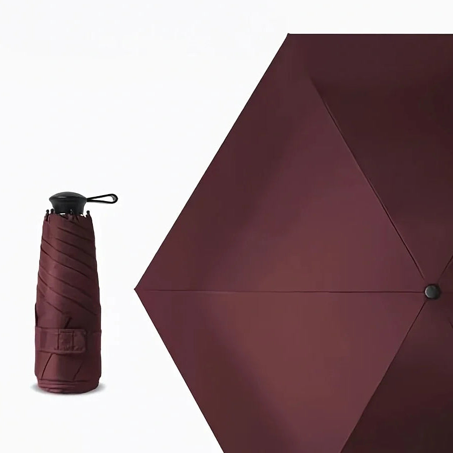 Mini Taschen-Regenschirm – Leichter Kompakter Regenschirm für Alltag, Freizeit & Reisen